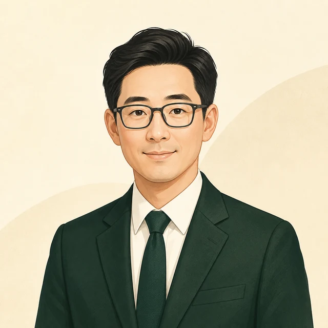 회계 협업기관 전문가 일러스트